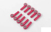 M3 Offset Long Aluminum Rod Ends RED x10 Z-S1639 RC4WD Steering ends Portal RC