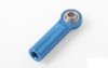 M3 / M4 Long Straight Aluminum Rod Ends BLUE (10) Z-S1675 RC4WD 22mm Traxxas