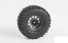 OEM 6-Lug Stamped Steel 1.55" Beadlock Wheels PLAIN Z-W0308 RC4WD Grey TF2