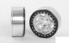 CLEARANCE 30% DISCOUNT RC4WD Rogue 1.9" Beadlock Wheels Z-W0314 RC4WD Star Silver Black Ring Hex mount