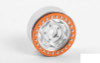 RC4WD Rogue 1.7" Beadlock Wheels Z-W0315 RC4WD Star Silver Orange Ring Hex mount