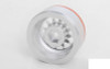 Rock Tamer 1.9" Beadlock Wheels Z-W0321 RC4WD 12 Spoke Silver Orange ring wheel