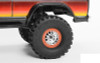 Rock Tamer 1.9" Beadlock Wheels Z-W0321 RC4WD 12 Spoke Silver Orange ring wheel