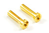 Etronix Low Profile 4mm Male Gold Connector 2 Right Angle ET0605LP 90 degree 4.0