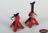 Items as supplied 3 ton TOY scale working Axle Stands for display.