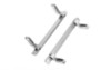 CLEARANCE 30% DISCOUNT Tough Armor Slim-Line CNC Sliders for Traxxas TRX-4 GREY Z-S1982 RC4WD rock TRX4