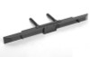 Tough Armor REAR Bumper for Traxxas TRX-4 BLACK Z-S1987 RC4WD TRX4 License plate