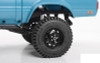 Stamped Steel 1.7" 10-Oval Hole Wheels BLACK Z-W0313 RC4WD 5 Lug pin mount