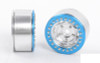 CLEARANCE 30% DISCOUNT RC4WD Rogue 1.55" Beadlock Wheels Z-W0317 SILVER Blue Beadlock