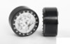 RC4WD Walker Evans 501 Legend 2.2" Beadlock Wheels Z-W0322 SILVER Black