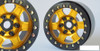SSD 1.9" Challenger Beadlock Wheels GOLD YELLOW SSD00382 6 spoke 12mm Hex