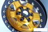SSD 1.9" Challenger Beadlock Wheels GOLD YELLOW SSD00382 6 spoke 12mm Hex