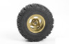 Breaker 1.9" Beadlock Wheels GOLD Z-W0325 RC4WD 5 spoke inc hubs 12mm hex