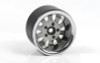 1.9" 5 Lug Steel Wheels w/ Chrome Beauty Ring SILVER Z-W0327 RC4WD 10 spoke