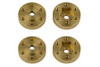 Element RC FT Enduro Beadlock Hex Adapters BRASS weight EL42104 12mm 6 stud