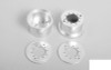 1.7 Aluminum Rear Beadlock Wheels for Overland Truck (2x) VVV-S0241 RC4WD