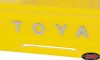 TOYOTA Lettering Kit for Mojave &Tamiya Hilux Tundra Bodies METAL Self adhesive