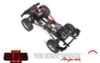 RC4WD 1/18 Gelande II RTR w/ Black Rock Body Set ORANGE Z-RTR0048 Jeep JK Wheels