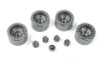 RC4WD Fuel Off-Road 1.55" Zephyr Beadlock Wheels DarkGrey Z-W0333 inc Hubs