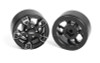 CLEARANCE 30% DISCOUNT OEM JK Internal Beadlock 1.9" Wheels Z-W0336 RC4WD BLACK 5 spoke inc Hubs