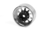 OEM 6-Lug Stamped Steel 1.55" Beadlock Wheels BLACK & CHROME Z-W0337 RC4WD