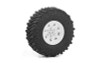 OEM Plastic 0.7" Beadlock Wheels WHITE Z-W0338 RC4WD Micro TF2 1/24 Pin Mount