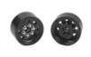 OEM Plastic 0.7" Beadlock Wheels BLACK Z-W0339 RC4WD Micro TF2 1/24 Pin Mount