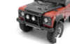 Steel Push Bar Front Bumper Clear Flood Lights for RC4WD G2 Rover D90 VVV-C1121