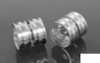 OEM Dually 1.55" Rear Wheels Z-W0215 RC4WD 12mm Hex wheel Glue on SILVER