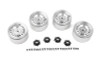 Rad 1.9" Aluminum Internal Beadlock Wheels SILVER VVV-C1227 RC4WD wheel
