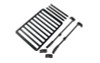 Roof Rails and Metal Roof Rack for Traxxas TRX-4 2021 Bronco (Style B) VVV-C1238