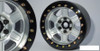 SSD 2.2" Challenger Beadlock Wheels SILVER SSD00429 6 spoke 12mm Hex SCX10 TRX4