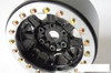 SSD 1.9" Warrior Beadlock Wheels BLACK SILVER SSD00433 8 spoke SCX10 III TRX4