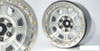 SSD 2.2" Bouncer Beadlock Wheels SILVER SSD00456 8 spoke 6 lug 12mm Hex