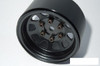 SSD 1.55" Steel D Hole Wheels BLACK SSD00488 V2 Hubs 12mm Hex Beadlock