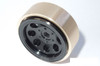 SSD 1.0" Aluminum / Brass 8 Hole Wheels BLACK SSD00506 24g SCX24 18th G2 Wheel