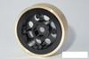 SSD 1.0" Aluminum / Brass 8 Hole Wheels BLACK SSD00506 24g SCX24 18th G2 Wheel