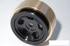 SSD 1.0" Aluminum / Brass Slot Beadlock Wheels BLACK SSD00503 23g SCX24 18th