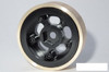 SSD 1.0" Aluminum / Brass Slot Beadlock Wheels BLACK SSD00503 23g SCX24 18th