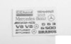 Steel Logo Decal Sheet for Traxxas TRX-4 Mercedes-Benz G-500 VVV-C0796 RC4WD