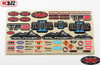 CLEARANCE 30% DISCOUNT RC4WD Logo Decal Sheet Logo Emblem Sign Sticker TF2 G2 ARB Warn InterCo Z-S1274