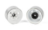 Stamped Steel 1.7" Beadlock SR5 Wheels (White/Black) Z-W0066 RC4WD + Hubs & tool