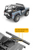 KS Rear Metal Bumper for Axial SCX10 III Early Ford Bronco BLACK VVV-C1294 RC4WD