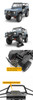 Hull Front Metal Tube Bumper Axial SCX10 III Early Ford Bronco BLACK VVV-C1296
