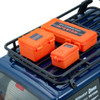 Fastrax Tool Case Set 3pc 100 28 50 x50mm deep FAST2354O scale storage ORANGE