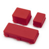 Fastrax Tool Case Set 3pc 100 28 50 x50mm deep FAST2354R scale storage box RED