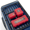 Fastrax Tool Case Set 3pc 100 28 50 x50mm deep FAST2354R scale storage box RED