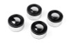 Analog 1.9" Aluminum CAP Wheels BLACK VVV-C1305 RC4WD Polished hub retro