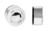 Analog 1.9" Aluminum CAP Wheels WHITE VVV-C1306 RC4WD Polished hub retro