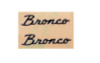 Body Decals for Traxxas TRX-4 2021 Ford Bronco BLACK VVV-C1330 RC4WD Badge Logo